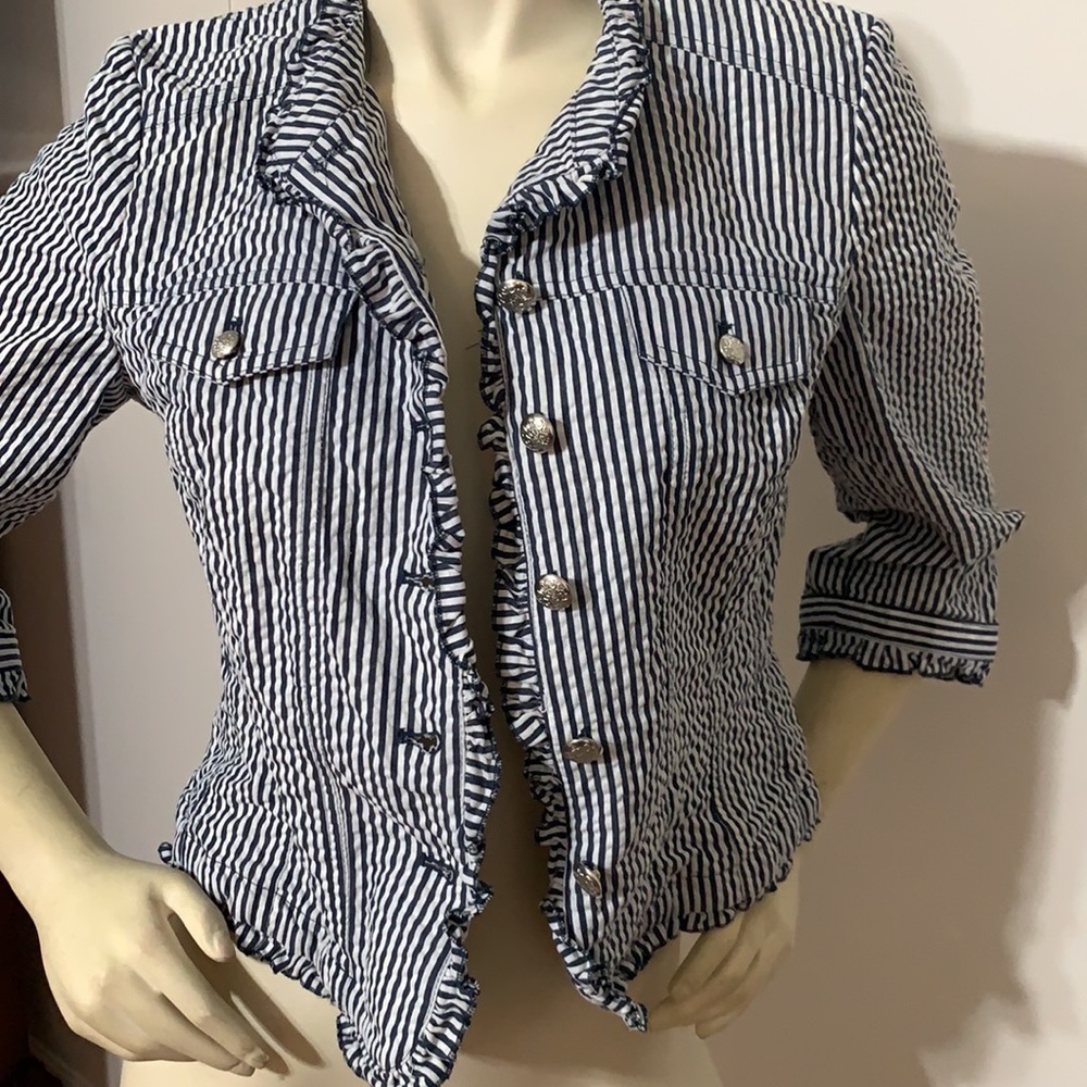 SANDRO Striped Jacket